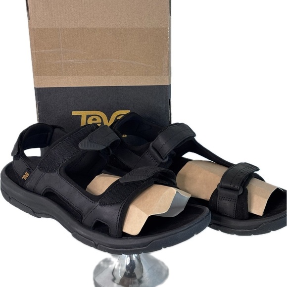 Teva Men\'s Langdon Sandal Sport, True Black, 13 main image 6
